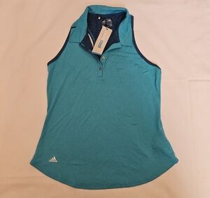 Adidas Women's Teal Sleeveless Tank Top